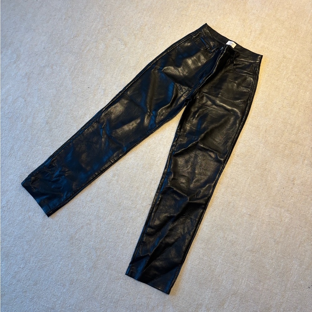 NWOT The Melina Wilfred Black Faux Leather Pants